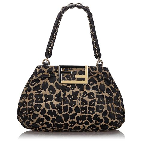 fendi borsa mia leopard print bag|Fendi Leopard Print Bag .